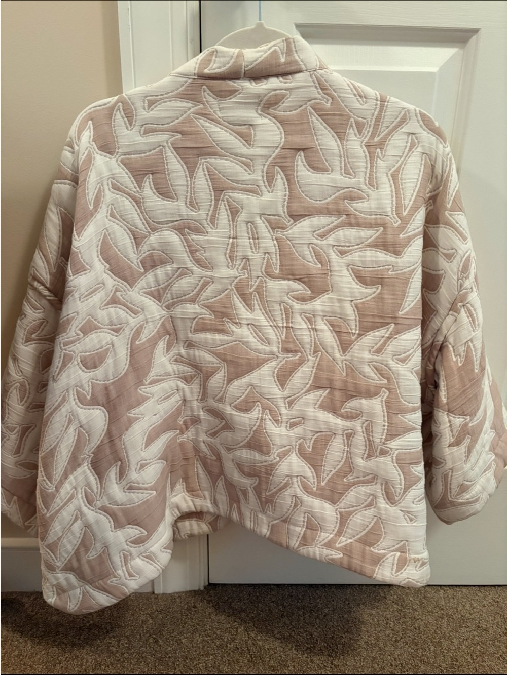 Universal Thread Quilted Open-Front Jacket Sweater - Picture 4 of 4